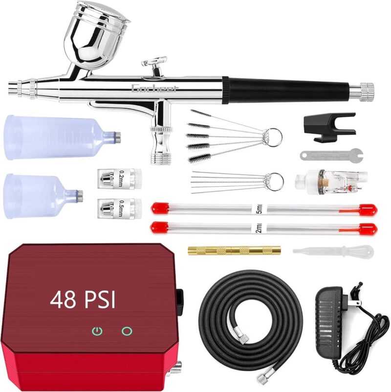 How We Put the Gocheer 48 PSI Airbrush Kit to Test
