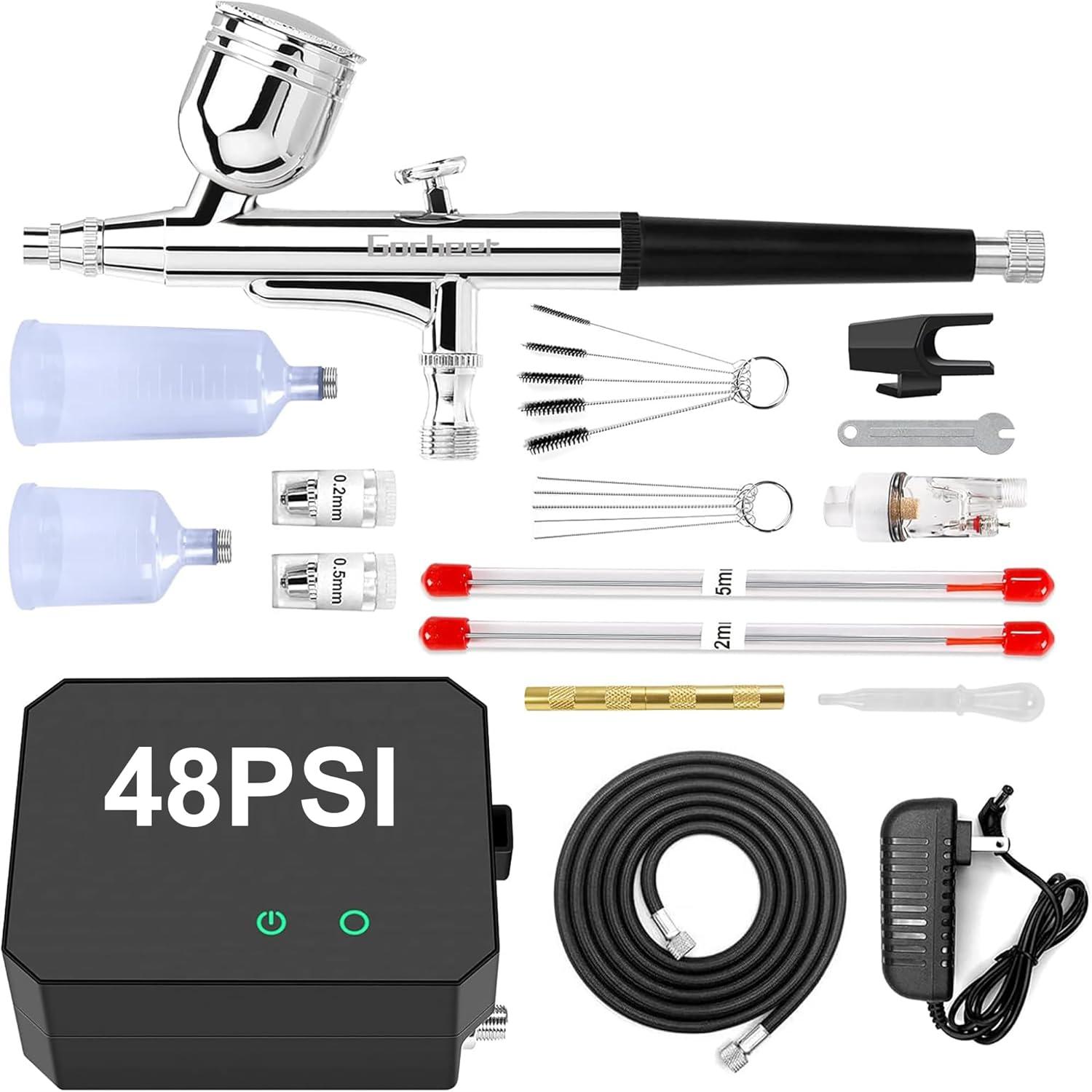 Our Hands-On Take: Gocheer 48 PSI Airbrush Kit