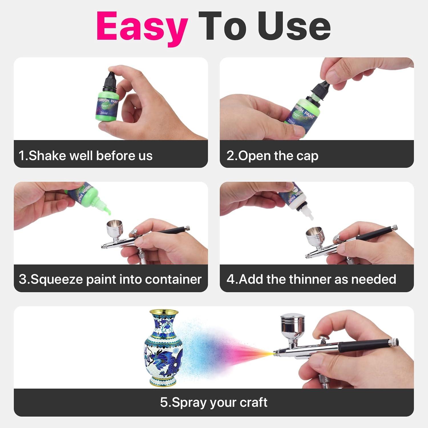 Our Honest Take: Gocheer 33-Bottle Airbrush Paint Set