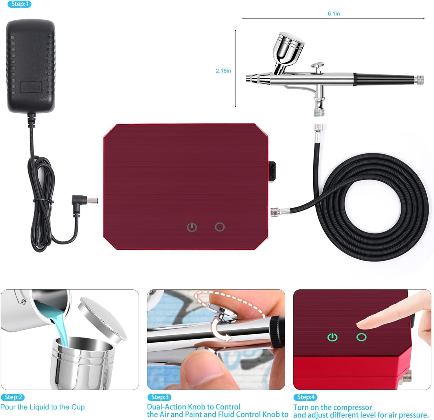 How We Put the Gocheer 48 PSI Airbrush Kit to Test